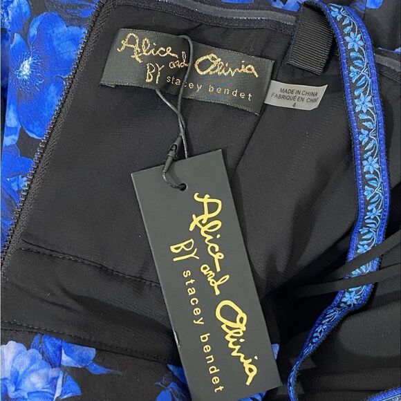 Alice + Olivia Florence Floral High-Low Gown size 4 - Picture 13 of 15